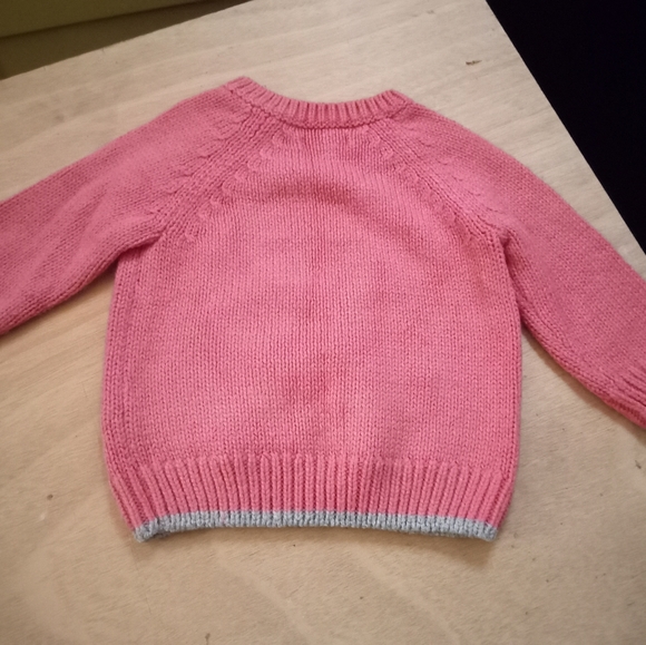 6-12m Joe Fresh Baby by Bebe Pink Knitted Sweater - Picture 6 of 6
